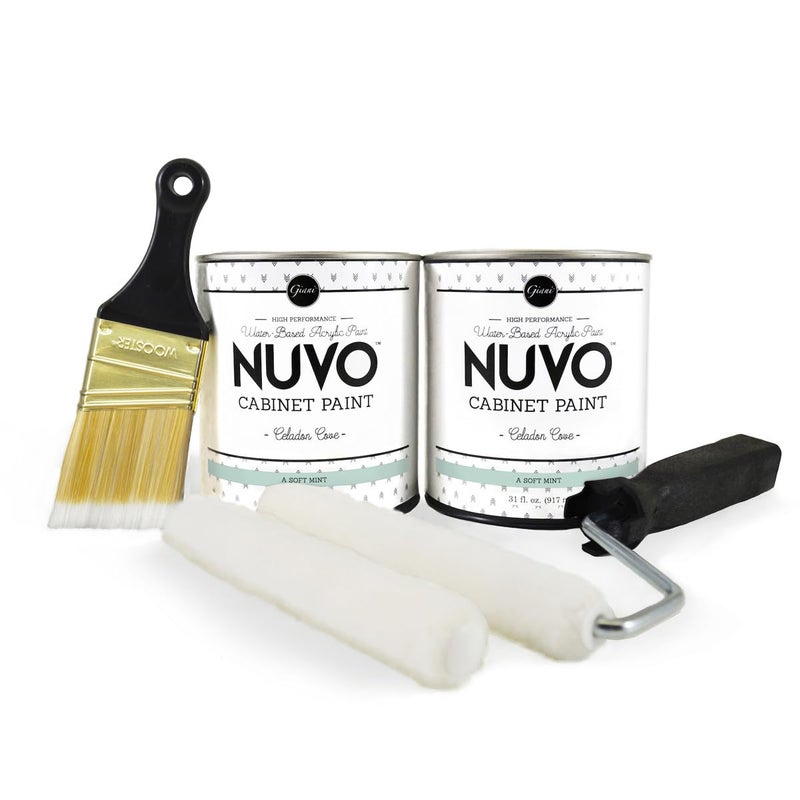 Giani Nuvo All-In-One Cabinet Paint Kit (Celadon Cove) - Image 3